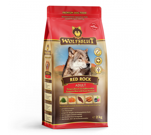 Trockenfutter für Hunde – Wolfsblut Red Rock Adult 2 kg