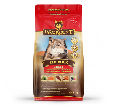 Trockenfutter für Hunde – Wolfsblut Red Rock Adult 2 kg