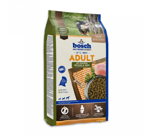 bosch HPC Adult mit Geflügel und Hirse 1 kg