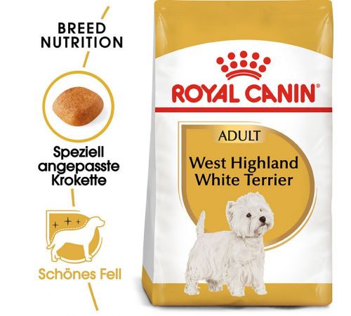 Trockenfutter für Hunde – Royal Canin West Highland White Terrier Adult 3 kg