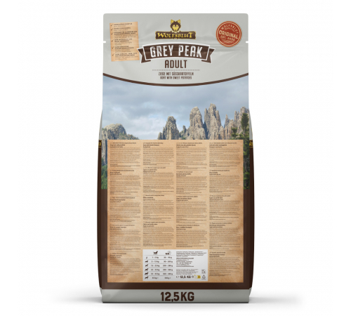 Trockenfutter für Hunde – Wolfsblut Grey Peak Adult 12,5 kg