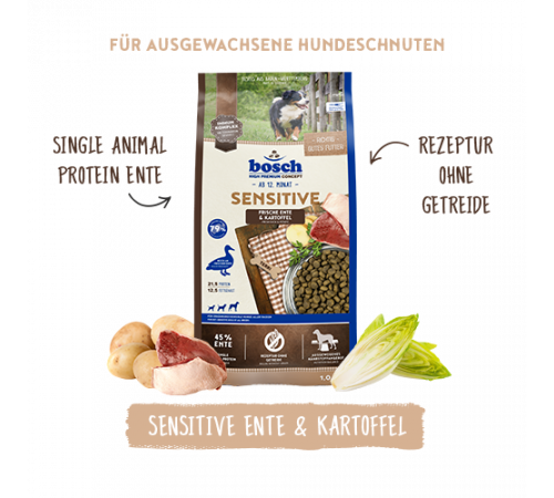 bosch HPC Sensitive Ente & Kartoffel 1 kg