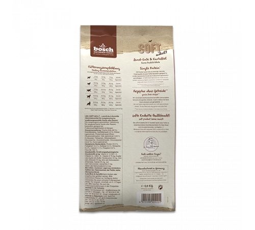 bosch HPC SOFT Adult Land-Ente & Kartoffel 2,5 kg