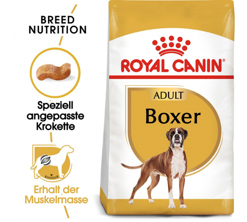Сухий корм для собак – Royal Canin Boxer Adult 12 kg