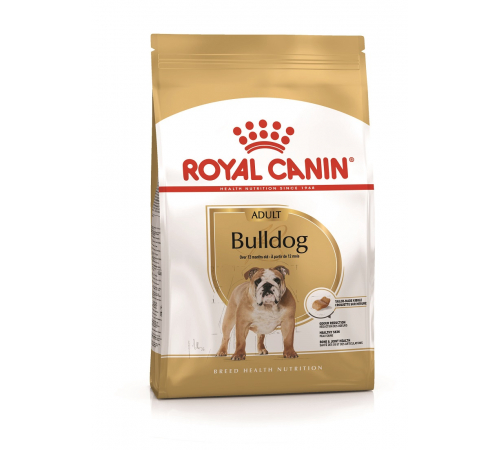 Сухой корм для собак – Royal Canin Bulldog Adult 12 kg
