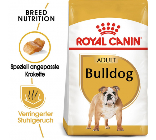 Сухой корм для собак – Royal Canin Bulldog Adult 12 kg