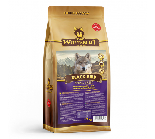Сухой корм для собак – Wolfsblut Black Bird Small Breed 2 kg