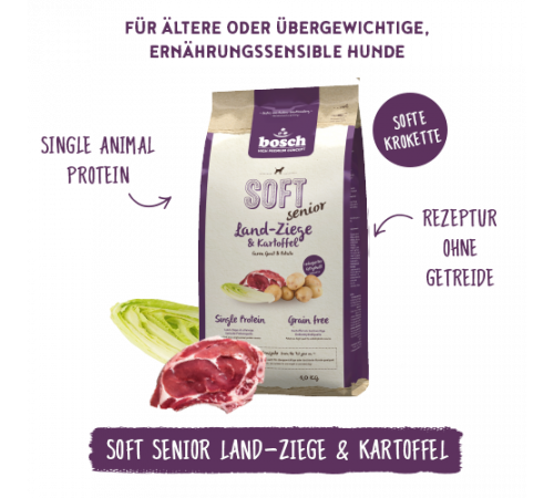 bosch HPC SOFT Senior Land-Ziege & Kartoffel 1 kg