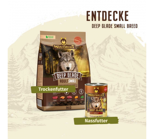 Trockenfutter für Hunde – Wolfsblut Deep Glade Small Breed 1 kg
