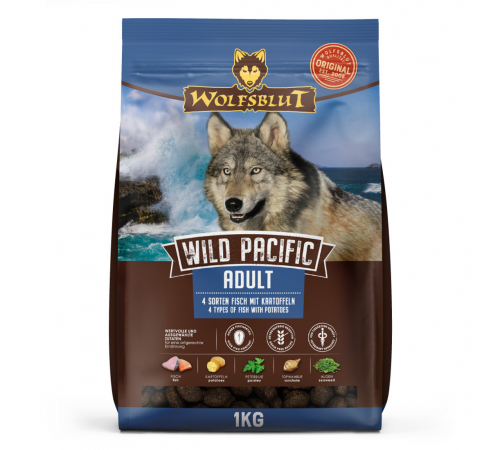 Сухой корм для собак – Wolfsblut Wild Pacific Adult 1 kg