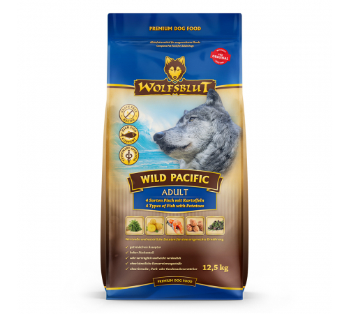 Trockenfutter für Hunde – Wolfsblut Wild Pacific Adult 12,5 kg