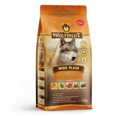 Сухой корм для собак – Wolfsblut Wide Plain Adult 2 kg