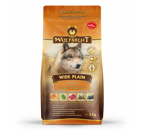 Сухой корм для собак – Wolfsblut Wide Plain Adult 2 kg