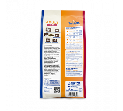 bosch HPC Adult mit Lamm & Reis 1 kg