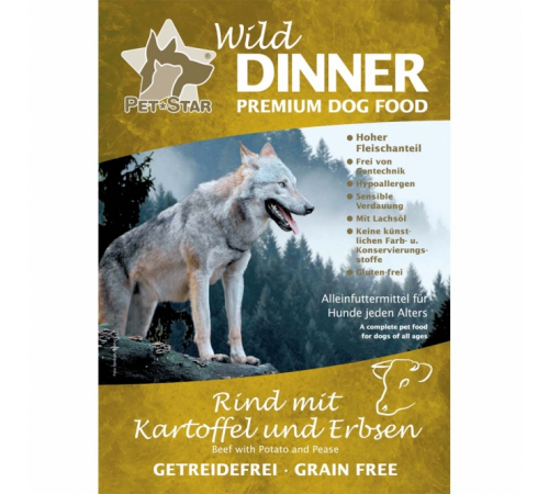 Wild Dinner Rind Getreidefrei 3 kg