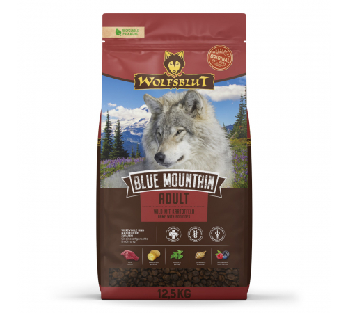 Trockenfutter für Hunde – Wolfsblut Blue Mountain Adult 12,5 kg