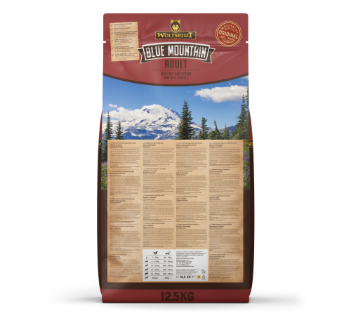 Trockenfutter für Hunde – Wolfsblut Blue Mountain Adult 12,5 kg
