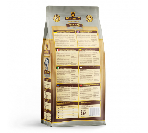 Trockenfutter für Hunde – Wolfsblut Grey Peak Adult 2 kg