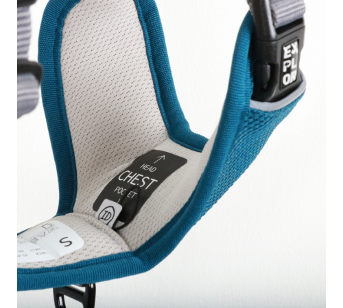 Duvoplus EXPLOR Ultimate Fit No-Pull-Geschirr - petrol blue - XL - 52-66cm - 71-104cm