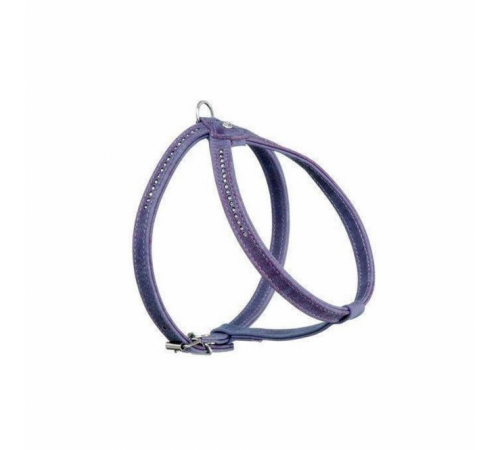 Karlie Buffalo Denim Strass Geschirr - Lavendel - 20-27 cm