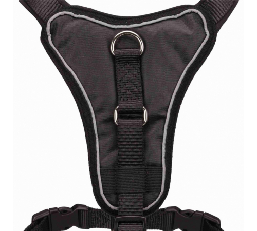 Trixie Premium Y-Geschirr - schwarz - 37-45 cm/15 mm