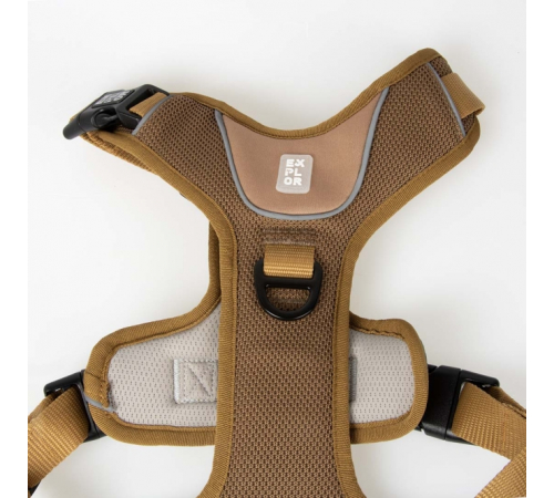 Duvoplus EXPLOR Ultimate Fit No-Pull-Geschirr - honey gold - XL - 52-66cm - 71-104cm
