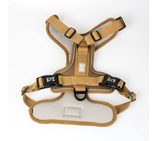 Duvoplus EXPLOR Ultimate Fit No-Pull-Geschirr - honey gold - XL - 52-66cm - 71-104cm