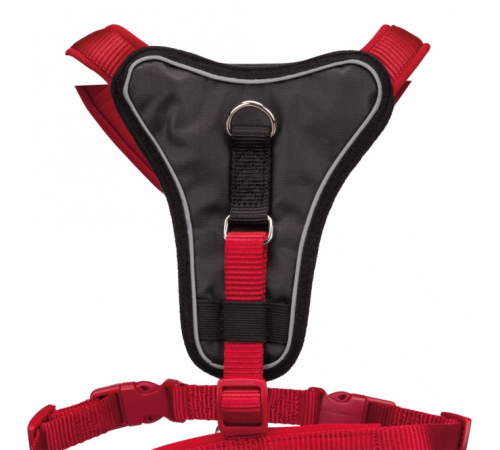 Trixie Premium Y-Geschirr - rot - 42-50 cm/15 mm