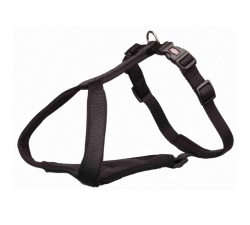 Trixie Premium Y-Geschirr - schwarz - 30-37 cm/10 mm