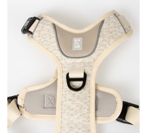 Duvoplus EXPLOR Ultimate Fit No-Pull-Geschirr - antique white - M - 40-49cm - 49-65cm
