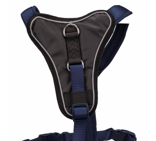 Trixie Premium Y-Geschirr - indigo - 37-45 cm/15 mm