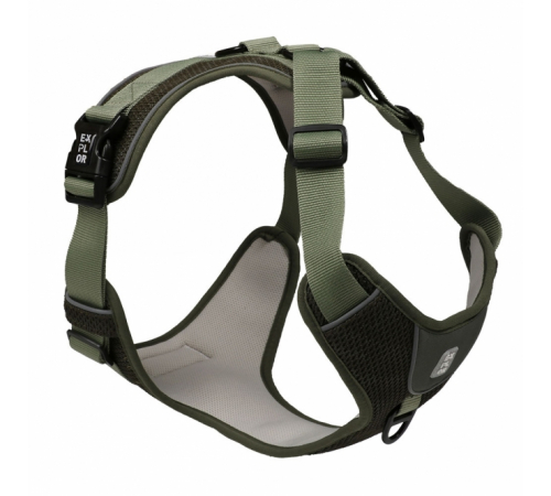 Duvoplus EXPLOR Ultimate Fit No-Pull-Geschirr - Undercover Green - XS - 28-37cm - 32-43cm
