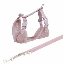 Trixie Junior Welpen-Softgeschirr mit Leine - flieder