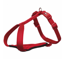 Trixie Premium Y-Geschirr - rot - 75-95 cm/25 mm