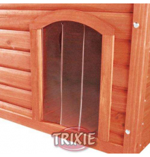 Trixie Kunststofftür für NATURA Flachdach-Hundehütte - XL
