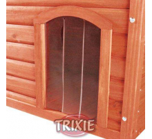 Trixie Kunststofftür für NATURA Satteldach-Hundehütte - S