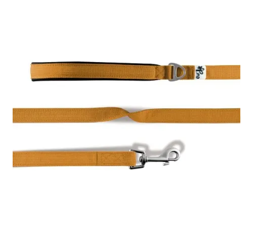 Hundeleine - Curli Basic Leine Nylon - Orange - 140 cm/2,0 cm