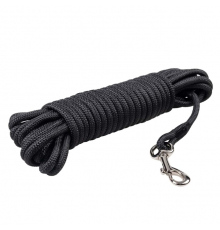 Duvoplus EXPLOR Trackingleine Classic rund - schwarz - 10m/8mm