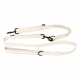 Duvoplus EXPLOR Ultimate Fit 2in1 Leine Fashion - antique white - 180cm - 16mm