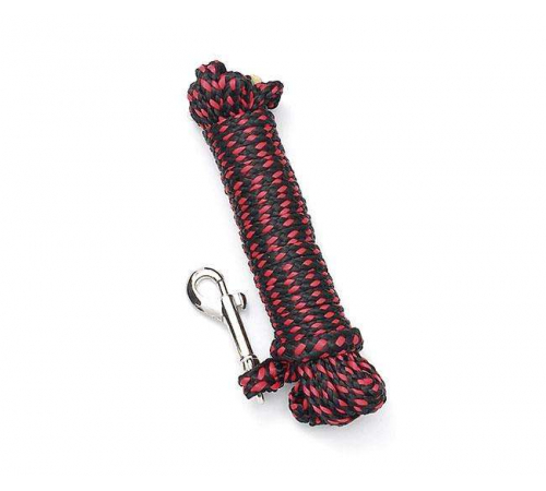 Karlie ASP Suchleine - Schwarz-Rot - 8 mm, 5 m