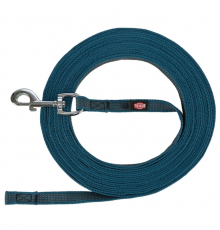 Trixie Schleppleine, gummiert - petrol - 10 m/17 mm