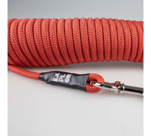 Duvoplus EXPLOR Trackingleine Classic rund - rot - 15m/8mm
