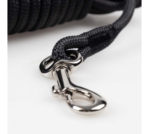 Duvoplus EXPLOR Trackingleine Classic rund - schwarz - 15m/8mm