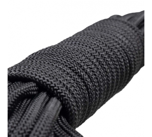 Duvoplus EXPLOR Trackingleine Classic rund - schwarz - 15m/8mm