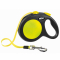 FLEXI New Classic Neon Gurt-Roll-Leine - L / Gelb