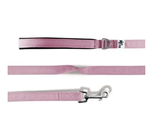 Hundeleine - Curli Basic Leine Nylon - Pink - 140 cm/1,5 cm