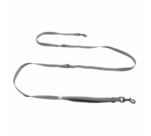 Duvoplus Trainingsleine EXPLOR Ultimate Fit Safety - Silver Reflective - 220cm - 16mm