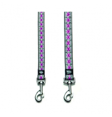 Karlie Art Joy Plus Leine RHOMBUS - Pink - 100cm x 15mm