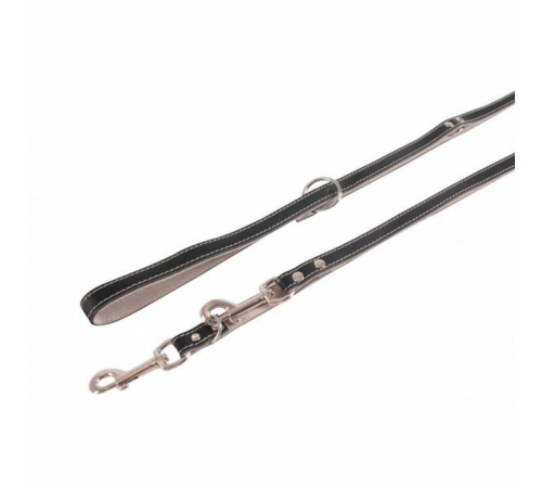 Karlie Führleine Chic - Schwarz/Grau, 200 cm / 18 mm