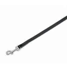 Karlie RONDO Leine genäht - Schwarz - 22 mm / 100 cm